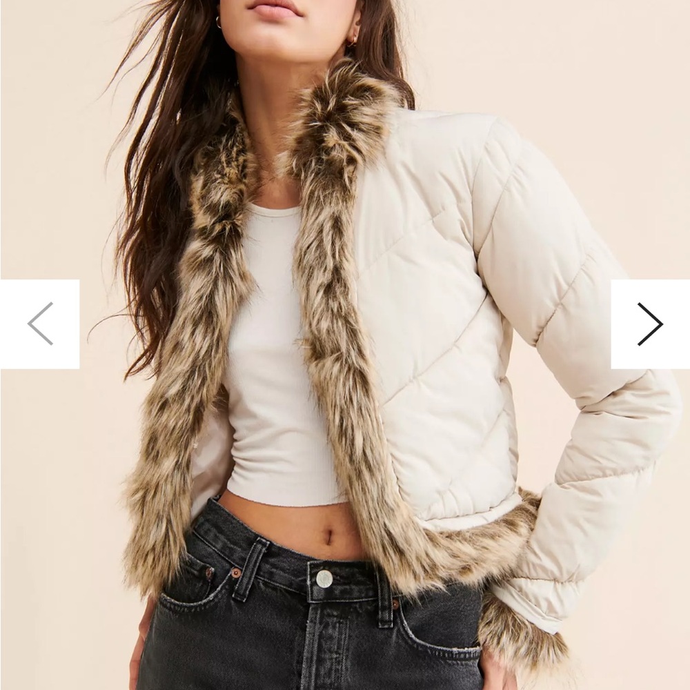 Faux Fur Trim coat